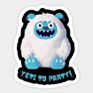 Yeti to Party Sticker